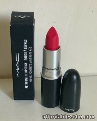 1st picture of NEW! MAC RETRO MATTE LIPSTICK - RELENTLESSLY RED ( BRIGHT PINKISH CORAL MATTE ) For Sale in Cebu, Philippines