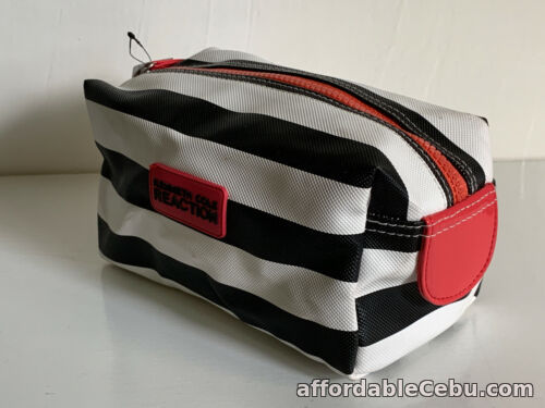 1st picture of KENNETH COLE REACTION BLACK & WHITE TRAVEL MAKEUP COSMETIC ORGANIZER CLUTCH BAG For Sale in Cebu, Philippines