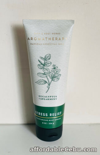 1st picture of BATH & BODY WORKS AROMATHERAPY STRESS RELIEF BODY CREAM - EUCALYPTUS + SPEARMINT For Sale in Cebu, Philippines