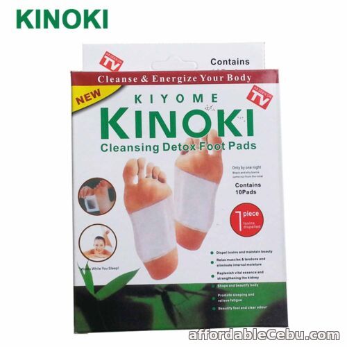 1st picture of 1 BOX (10pcs.) KINOKI FOOT DETOX PAD Foot Patch as seen on TV*slimming* For Sale in Cebu, Philippines