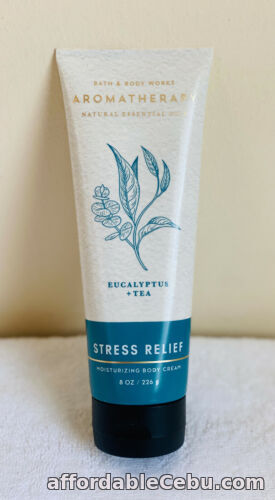 1st picture of BATH & BODY WORKS AROMATHERAPY STRESS RELIEF BODY CREAM LOTION- EUCALYPTUS + TEA For Sale in Cebu, Philippines