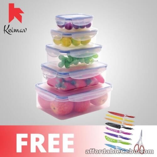 1st picture of Keimavlock 10-Pc Airtight Food Storage with 9 Piece Cooking and Pizza Knife Set For Sale in Cebu, Philippines