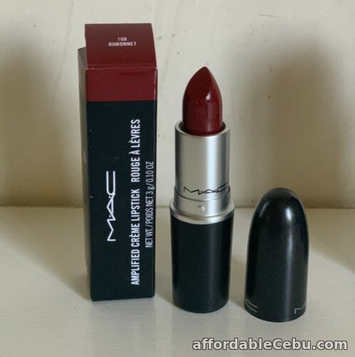 1st picture of NEW! AUTHENTIC MAC AMPLIFIED CREME LIPSTICK - DUBONNET ( MID-TONE WINE RED ) For Sale in Cebu, Philippines
