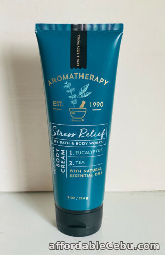 1st picture of BATH & BODY WORKS AROMATHERAPY STRESS RELIEF BODY CREAM LOTION- EUCALYPTUS TEA For Sale in Cebu, Philippines