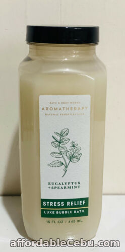 1st picture of BATH & BODY WORKS STRESS RELIEF AROMATHERAPY BUBBLE BATH - EUCALYPTUS SPEARMINT For Sale in Cebu, Philippines