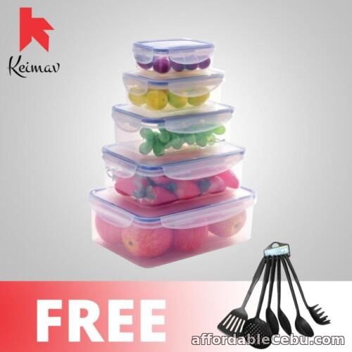 1st picture of Keimavlock 10-Pc Airtight Food Storage with 6PC Cooking Utensils For Sale in Cebu, Philippines