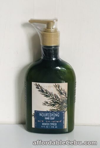 1st picture of BATH & BODY WORKS NOURISHING HANDSOAP HAND SOAP W/ SHEA EXTRACT - WINTER CYPRESS For Sale in Cebu, Philippines
