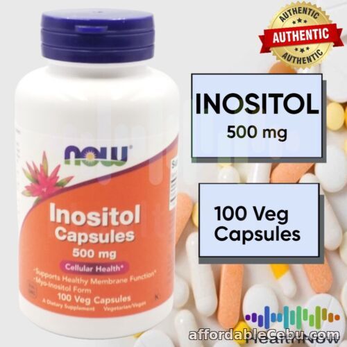 1st picture of Now Inositol Capsules 500mg Myo Inositol Form Cellular Health - 100 Veggie Caps For Sale in Cebu, Philippines