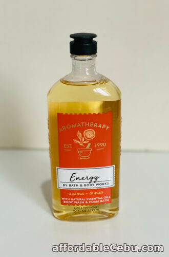 1st picture of NEW! BATH & BODY WORKS AROMATHERAPY BODY FOAM WASH - ENERGY - ORANGE + GINGER For Sale in Cebu, Philippines