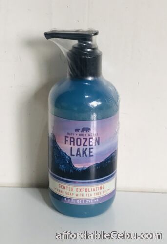 1st picture of BATH & BODY WORKS GENTLE EXFOLIATING W/TEA TREE HANDSOAP HAND SOAP - FROZEN LAKE For Sale in Cebu, Philippines