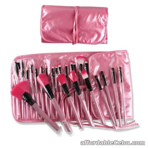 1st picture of 24-Piece Rhinestone Makeup Brush Set (Pink) For Sale in Cebu, Philippines