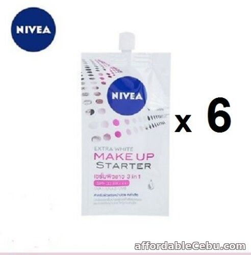 1st picture of 6 Pc x Nivea Extra White Make Up Starter 3in1 Moisturzing Serum SPF 33 PA+++ 7ml For Sale in Cebu, Philippines