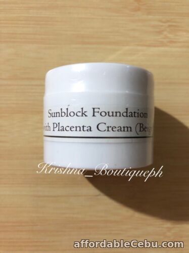 1st picture of Sunblock Foundation with Placenta Cream SPF30 (Beige) For Sale in Cebu, Philippines