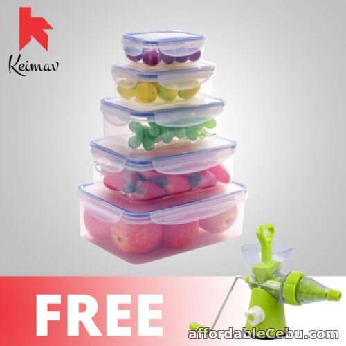 1st picture of Keimavlock 10-Pc Airtight Food Storage with Manual Juicer (Green) For Sale in Cebu, Philippines