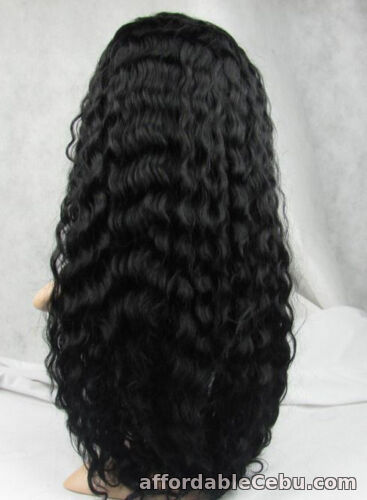1st picture of 12" -24" water wave 100% indian remy human hair front lace wigs 1#1b#2#4#1b/30# For Sale in Cebu, Philippines
