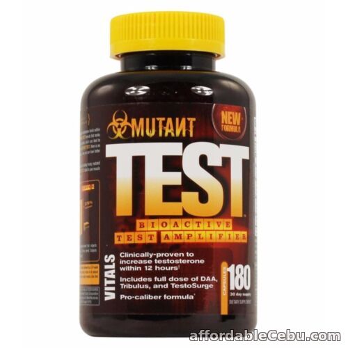 1st picture of MUTANT TEST BIOACTIVE TESTOSTERONE AMPLIFIER BOTTLE OF 180 - COD FREE SHIPPING For Sale in Cebu, Philippines