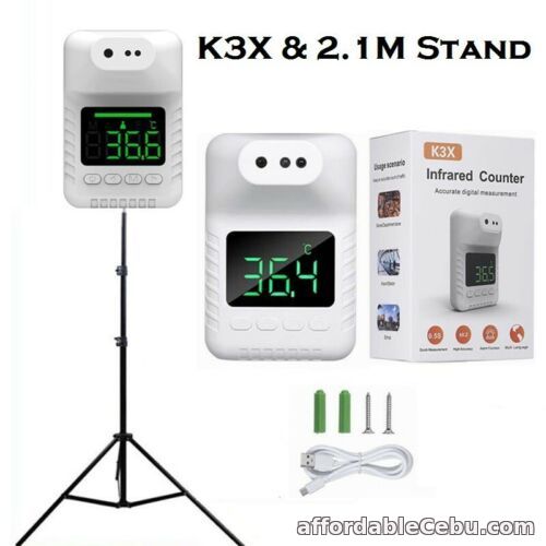 1st picture of Senda K3X Wall Mounted Thermometer School Station Mall Body Temperature Measurem For Sale in Cebu, Philippines