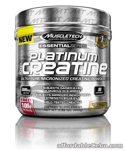 1st picture of MUSCLETECH PLATINUM CREATINE 400 GRAMS - COD FREE SHIPPING For Sale in Cebu, Philippines