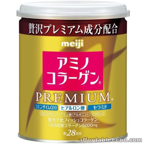 1st picture of MEIJI AMINO COLLAGEN PREMIUM POWDERED DRINK MIX 200G CAN - COD FREE SHIPPING For Sale in Cebu, Philippines