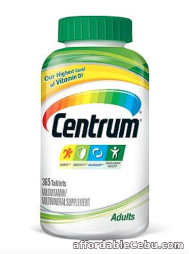 1st picture of Centrum Adult Multivitamin/Multimineral Supplement Tablet, Vitamin D3, Adults (3 For Sale in Cebu, Philippines