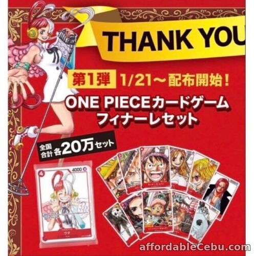 1st picture of One Piece Card Game Film RED Finale Set Movie Limited promotion card Sealed New For Sale in Cebu, Philippines