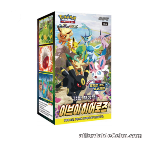 1st picture of Pokemon Card Game Sword & Shield  Eevee Heroes Booster Box 30Pack / Korean For Sale in Cebu, Philippines