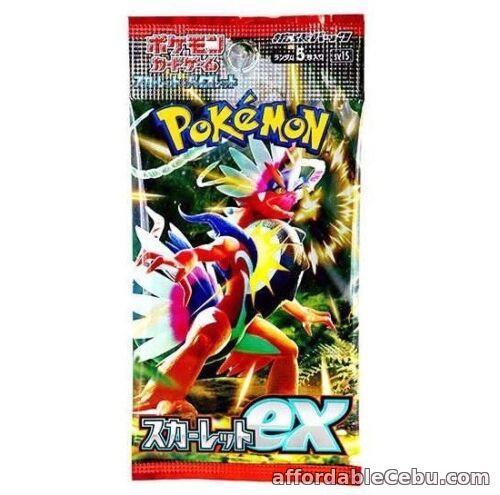 1st picture of 1 PACK Scarlet ex sv1S Pokemon Card Japanese Scarlet & Violet Sealed New TCG For Sale in Cebu, Philippines