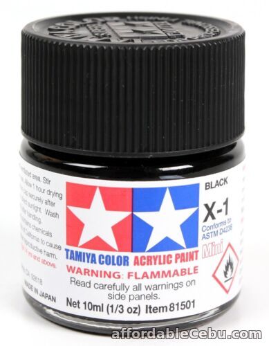 1st picture of Tamiya Color Acrylic Paint Gloss 81501-81535 X-1 to X-35 (10ml) multiple choice For Sale in Cebu, Philippines