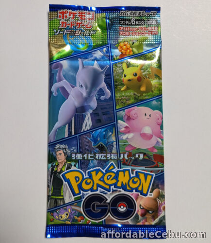 1st picture of 1pack Pokemon TCG booster Pack "Pokemon GO" JAPANESE / 6 cards inculded For Sale in Cebu, Philippines
