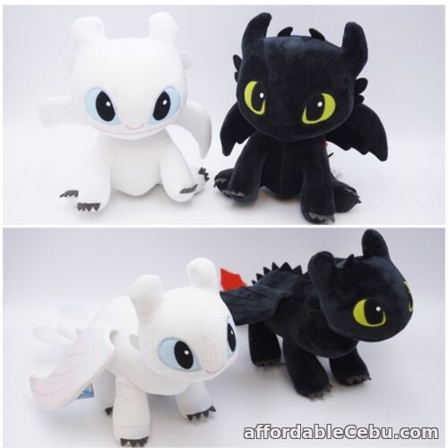 1st picture of How To Train Your Dragon 3 Toothless Light Fury Plush Doll with Tag 25cm For Sale in Cebu, Philippines