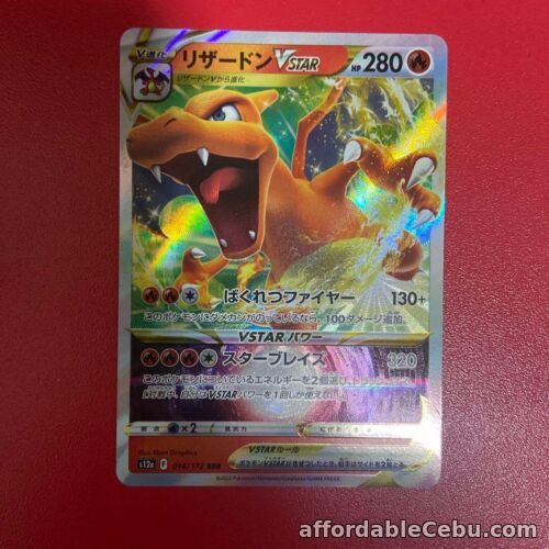 1st picture of Pokemon Card Japanese Charizard VSTAR RRR 014/172 s12a VSTAR Universe HOLO For Sale in Cebu, Philippines