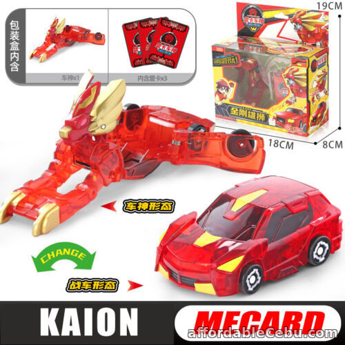1st picture of Turning Mecard Transform Robot Figure Battle Game Cards Boys Model Car Toys Gift For Sale in Cebu, Philippines