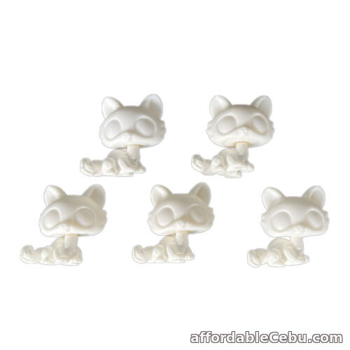 1st picture of Littlest Pet Shop White Base for Hand Painted toy cute HIMALAYAN Crouching Cat For Sale in Cebu, Philippines