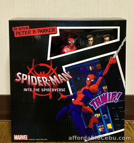 1st picture of Sentinel Spider-Man Spider-Verse SV Action Peter B Parker Normal Edition In Hand For Sale in Cebu, Philippines