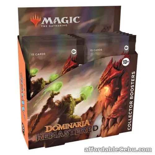 1st picture of Dominaria Remastered Collector Booster Box - MTG Magic the Gathering - New! For Sale in Cebu, Philippines