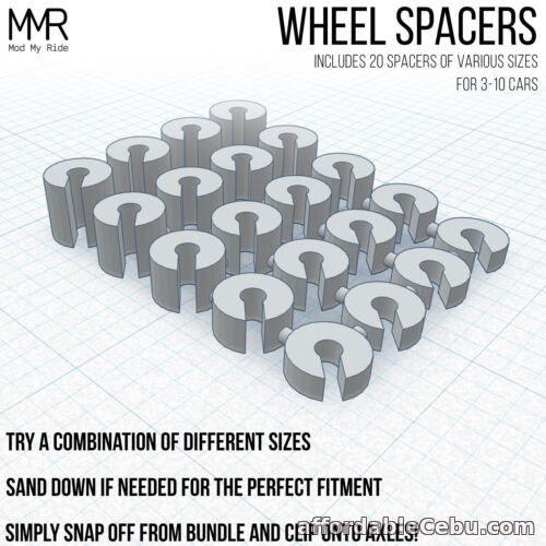 1st picture of Hot Wheels SPACERS for 1/64 Scale Customs For Sale in Cebu, Philippines