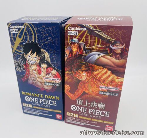 1st picture of ONE PIECE Card Game ROMANCE DAWN Paramount War OP-01 OP-02 Box Bandai Japan For Sale in Cebu, Philippines