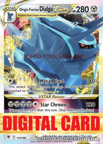 1st picture of Origin Forme Dialga Vstar Astral Radiance DIGITAL Pokemon TCG Online code PTCGO For Sale in Cebu, Philippines