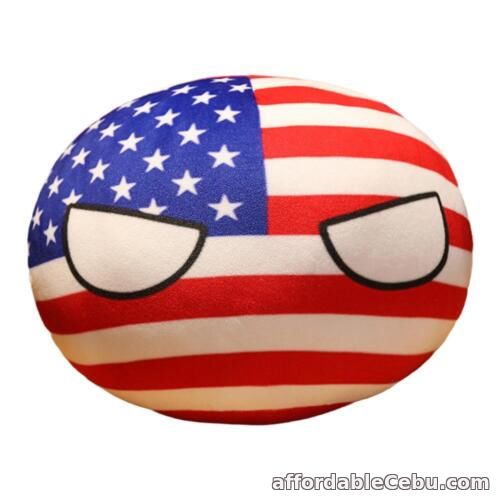 1st picture of Polandball Plush Doll Countryball USA FRANCE UK GERMANY Pendant 1* For Sale in Cebu, Philippines