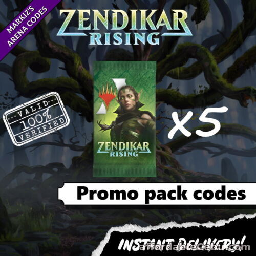 1st picture of Zendikar Rising 5 Booster 1-Pack Code MTG Cards - ⚡Automatic⚡ For Sale in Cebu, Philippines
