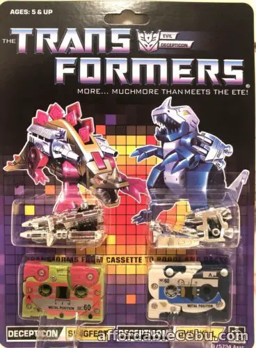 1st picture of Transformers G1 Decepticons cassette Slugfest Overkill reissue brand new MISB For Sale in Cebu, Philippines