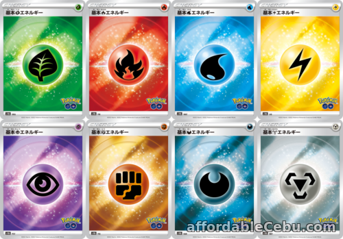 1st picture of SET of 8 Cards Pokemon Go Energy s10b Japanese Pokemon Cards Holo Mint ~ NM For Sale in Cebu, Philippines