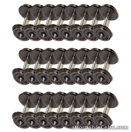 1st picture of Evemodel 24pcs HO Scale 1:87 36" Metal DC Wheel for Model Trains DC Wheels C8724 For Sale in Cebu, Philippines