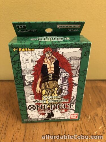 1st picture of One Piece Card Game Worst Generation Super Pre-Release Starter Deck Sealed New! For Sale in Cebu, Philippines