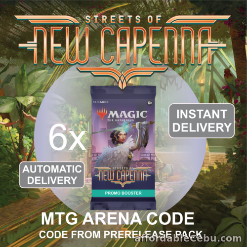 1st picture of MTG Arena Prerelease Code Streets of New Capenna 6 boostes INSTAT MESSAGE For Sale in Cebu, Philippines