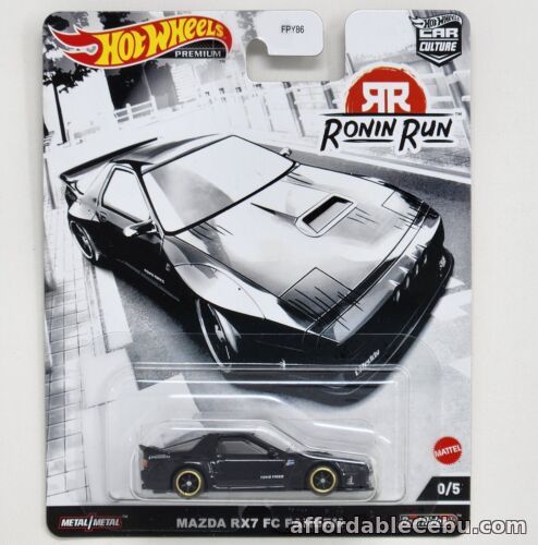 1st picture of Hot Wheels Car Culture Ronin Run Premium Chase Black 0/5 MAZDA RX7 FC PANDEM For Sale in Cebu, Philippines