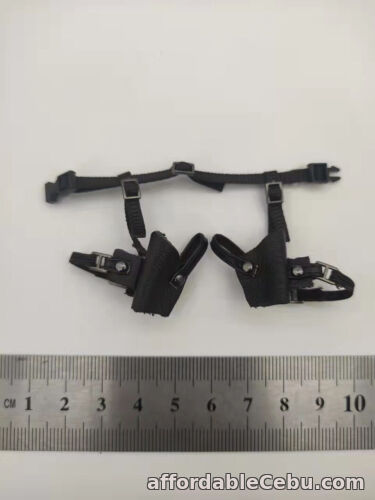 1st picture of Black 1/12th Belt+Left and Right Pistol Holster Model for 6" Mezco KLM-017 Doll For Sale in Cebu, Philippines