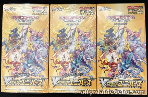 1st picture of Pokemon Card Sword & Shield High Class VSTAR Universe 3 Box Factory Shield new For Sale in Cebu, Philippines