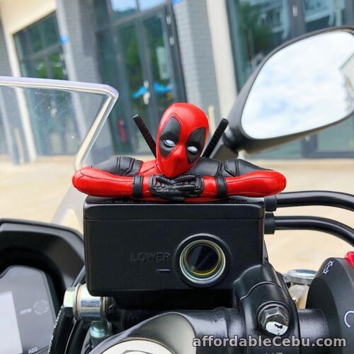 1st picture of Car Ornament Marvel Cute Deadpool Action Figure Sitting Lying Anime Doll Kid Toy For Sale in Cebu, Philippines