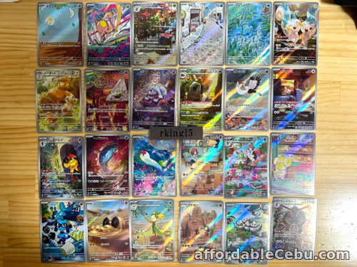 1st picture of Pokemon Card Violet Scarlet ex AR 24 Complete Full Set Japanese For Sale in Cebu, Philippines